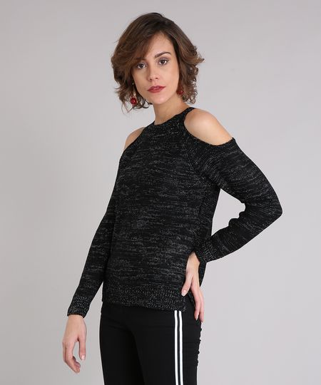 Sueter-Feminino-Open-Shoulder-em-Trico-com-Lurex-Manga-Longa-Decote-Redondo-Preto-8882795-Preto_1 Sueter-Feminino-Open-Shoulder-em-Trico-com-Lurex-Manga-Longa-Decote-Redondo-Preto-8882795-Preto_1