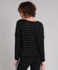 Sueter-Feminino-em-Trico-Felpudo-com-Lurex-Manga-Longa-Decote-Redondo-Preto-8834894-Preto_2