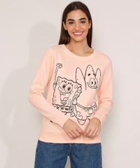 Blusa-de-Moletom-Bob-Esponja-e-Patrick-Estrela-Decote-Redondo-Rose-9983713-Rose_1