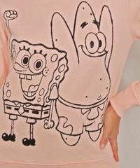 Blusa-de-Moletom-Bob-Esponja-e-Patrick-Estrela-Decote-Redondo-Rose-9983713-Rose_2