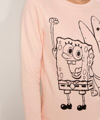 Blusa-de-Moletom-Bob-Esponja-e-Patrick-Estrela-Decote-Redondo-Rose-9983713-Rose_6