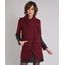 Casaco-Feminino-Longo-Gola-Ampla-em-Feltro-com-Recorte-e-Ziper-na-Manga-Vinho-8892718-Vinho_1