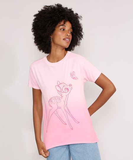 Camiseta-Bambi-Degrade-Manga-Curta-Decote-Redondo-Rosa-9984006-Rosa_1 Camiseta-Bambi-Degrade-Manga-Curta-Decote-Redondo-Rosa-9984006-Rosa_1