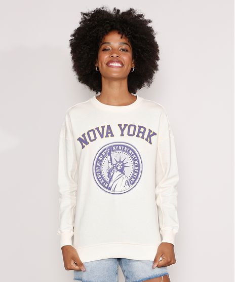 Blusa-de-Moletom--Nova-York--Manga-Longa-Decote-Redondo-Off-White-9981208-Off_White_1