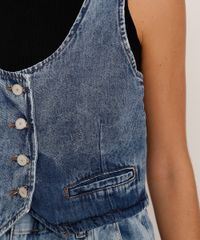 Colete-Cropped-Jeans-Marmorizado-com-Fivela-Decote-Redondo-Azul-Medio-9985785-Azul_Medio_5