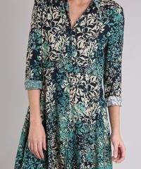 Vestido-Feminino-Chemise-Estampado-de-Folhagem-Curto-Manga-Longa-Azul-Marinho-9000640-Azul_Marinho_4