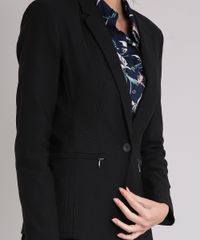 Blazer-Feminino-em-Jacquard-com-Ziper-no-Bolso-Preto-9018208-Preto_4