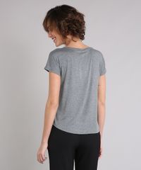 Blusa-Feminina--Enjoy-Your-Life--com-Paetes-Manga-Curta-Decote-V-Cinza-Mescla-9153700-Cinza_Mescla_2