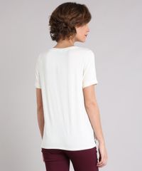 Blusa-Feminina--Classic-and-Stylish--com-Bordado-Manga-Curta-Decote-Redondo-Off-White-9210484-Off_White_2