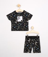 Short-Infantil-de-Moletom-Street-Estampado-de-Respingos-Preto-9983841-Preto_3