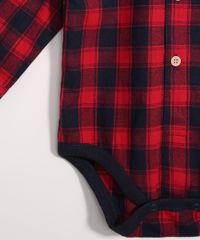 Body-Camisa-de-Flanela-Infantil-Manga-Longa-Estampado-Xadrez-Vermelho-9971389-Vermelho_5