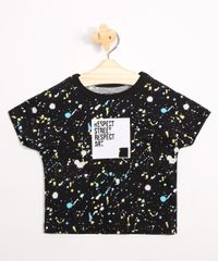 Camiseta-Infantil-Street-Estampada-de-Respingos--Respect--Manga-Curta-Preta-9983840-Preto_1
