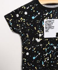 Camiseta-Infantil-Street-Estampada-de-Respingos--Respect--Manga-Curta-Preta-9983840-Preto_5