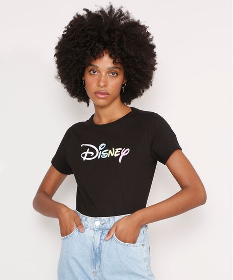 Camiseta-Feminina--Disney--Manga-Curta-Decote-Redondo-Preta-9979635-Preto_1