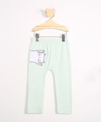 Calca-Infantil-de-Algodao-com-Bordado-de-Gatinho-Verde-Claro-9957008-Verde_Claro_1