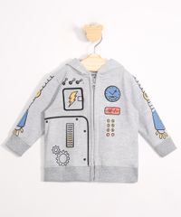 Blusa-Infantil-de-Moletom-com-Estampa-Interativa-de-Robo-e-Capuz-Cinza-Mescla-9979233-Cinza_Mescla_1