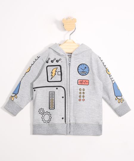 Blusa-Infantil-de-Moletom-com-Estampa-Interativa-de-Robo-e-Capuz-Cinza-Mescla-9979233-Cinza_Mescla_1