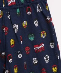 Pijama-Infantil-de-Algodao-Capitao-America-Manga-Longa-Azul-9983638-Azul_4