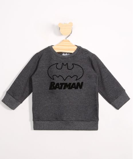 Blusa-Infantil-de-Moletom-Batman-Gola-Careca-Cinza-Mescla-Escuro-9980214-Cinza_Mescla_Escuro_1