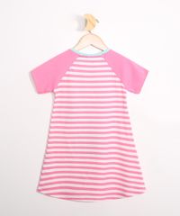 Camisola-Infantil-de-Algodao-Raglan-Listrada-LOL-Bunny-Manga-Curta-Rosa-9983169-Rosa_3