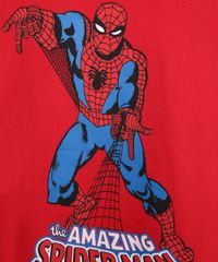 Pijama-Infantil-de-Algodao-Homem-Aranha-Manga-Curta-Vermelho-9983648-Vermelho_2