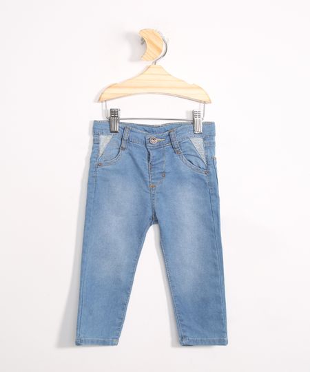 Calca-Infantil-Jeans-Reta-com-Recorte-no-Bolso-Azul-Medio-9979491-Azul_Medio_1