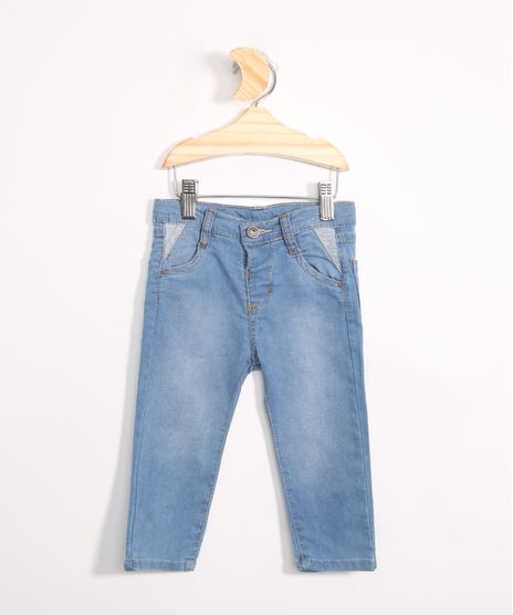 Calca-Infantil-Jeans-Reta-com-Recorte-no-Bolso-Azul-Medio-9979491-Azul_Medio_1