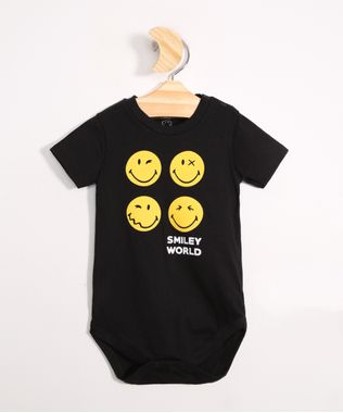 Body-Infantil-de-Algodao-SmileyWorld-Manga-Curta-Preto-9983739-Preto_1