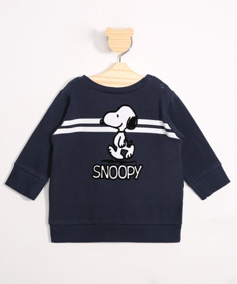 Blusa-Infantil-de-Moletom-Snoopy-Gola-Careca-Azul-Marinho-9980251-Azul_Marinho_1