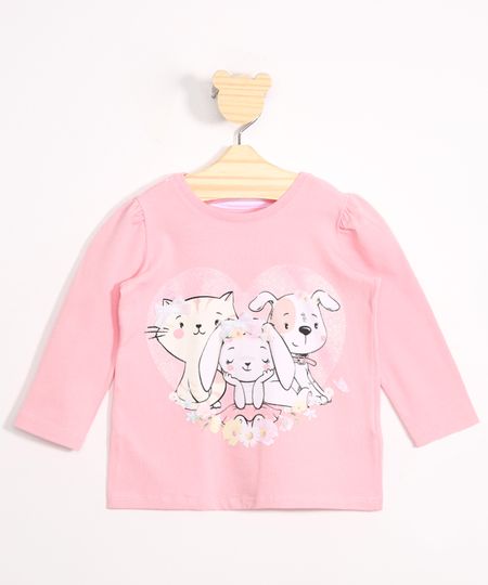 Blusa-Infantil-Bichinhos-com-Laco-Manga-Bufante-Rosa-9977688-Rosa_1