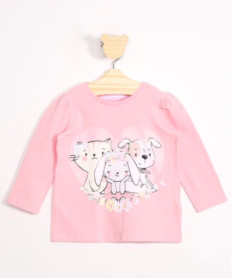 Blusa-Infantil-Bichinhos-com-Laco-Manga-Bufante-Rosa-9977688-Rosa_1