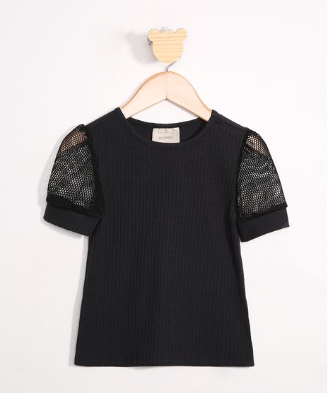 Blusa-Infantil-Canelada-Manga-Bufante-em-Tela-Preta-9979410-Preto_1
