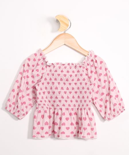 Blusa-Infantil-Cropped-Estampada-de-Coracoes-Manga-Bufante-Rosa-9980692-Rosa_1