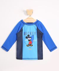 Camiseta-de-Praia-Infantil-Mickey-com-Recorte-Manga-Longa-com-Protecao-UV50--Azul-9981099-Azul_1