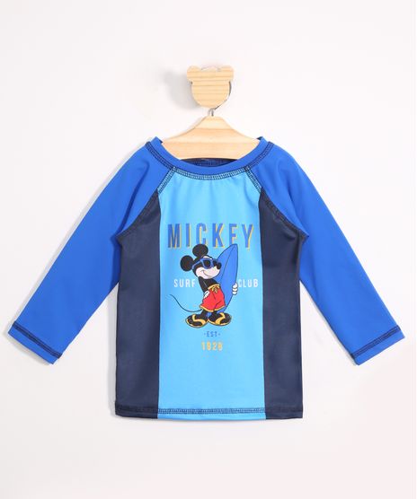 Camiseta-de-Praia-Infantil-Mickey-com-Recorte-Manga-Longa-com-Protecao-UV50--Azul-9981099-Azul_1