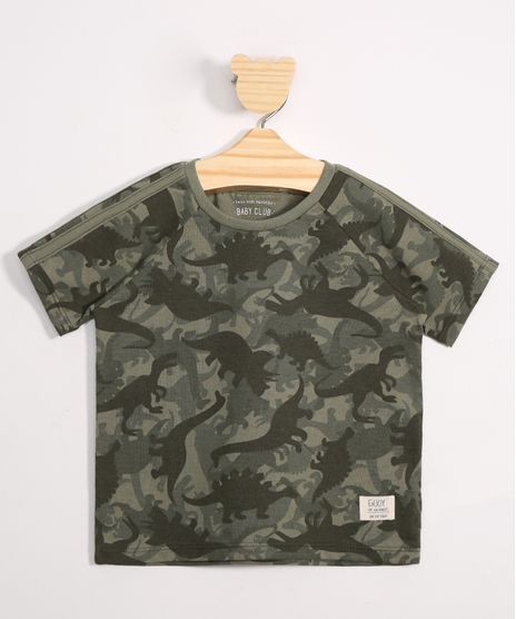 Camiseta-Infantil-de-Algodao-Camuflado-Dinossauros-Manga-Curta-Verde-Militar-9977111-Verde_Militar_1
