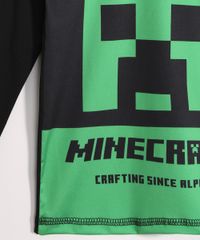 Camiseta-de-Praia-Infantil-Minecraft-Creeper-Manga-Longa-com-Protecao-UV50--Preta-9981087-Preto_4