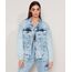 Jaqueta-Ampla-Longa-Jeans-Marmorizada-com-Bolsos-Azul-Claro-9988991-Azul_Claro_1