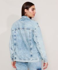 Jaqueta-Ampla-Longa-Jeans-Marmorizada-com-Bolsos-Azul-Claro-9988991-Azul_Claro_2