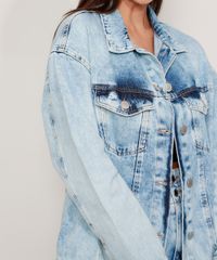 Jaqueta-Ampla-Longa-Jeans-Marmorizada-com-Bolsos-Azul-Claro-9988991-Azul_Claro_4