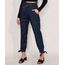 Calca-Clochard-Jogger-Jeans-com-Recortes-e-Faixa-para-Amarrar-Cintura-Super-Alta-Azul-Escuro-9985905-Azul_Escuro_1