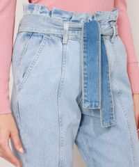 Calca-Clochard-Jogger-Jeans-com-Recortes-e-Faixa-para-Amarrar-Cintura-Super-Alta-Azul-Claro-9985904-Azul_Claro_4