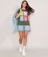 Camiseta-Pernalonga-Manga-Curta-Decote-Redondo-Verde-Militar-9983998-Verde_Militar_3