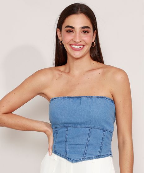 Blusa-Cropped-Corset-Tomara-que-Caia-Jeans-com-Recortes-Azul-Medio-9988580-Azul_Medio_1