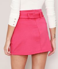 Saia-Clochard-com-Bolsos-e-Faixa-para-Amarrar-Curta-Pink-9984431-Pink_2