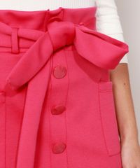 Saia-Clochard-com-Bolsos-e-Faixa-para-Amarrar-Curta-Pink-9984431-Pink_5