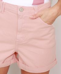 Short-Mom-de-Sarja-com-Barra-Dobrada-Cintura-Super-Alta-Rosa-Claro-9989213-Rosa_Claro_4 Short-Mom-de-Sarja-com-Barra-Dobrada-Cintura-Super-Alta-Rosa-Claro-9989213-Rosa_Claro_4