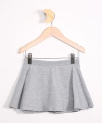 Short-Saia-Infantil-Basico-com-Glitter-Cinza-Mescla-Escuro-9855683-Cinza_Mescla_Escuro_1