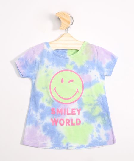 Blusa-Infantil-de-Algodao-Tal-Mae-Tal-Filha-SmileyWorld-Estampada-Tie-Dye-Manga-Curta-Multicor-9984322-Multicor_1 Blusa-Infantil-de-Algodao-Tal-Mae-Tal-Filha-SmileyWorld-Estampada-Tie-Dye-Manga-Curta-Multicor-9984322-Multicor_1