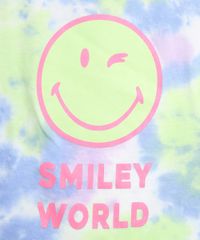 Blusa-Infantil-de-Algodao-Tal-Mae-Tal-Filha-SmileyWorld-Estampada-Tie-Dye-Manga-Curta-Multicor-9984322-Multicor_2